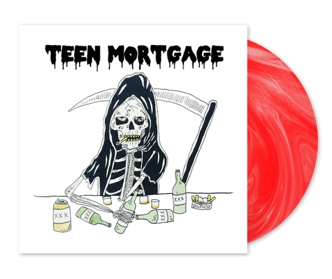 Teen Mortgage Self-Titled LP (Red Swirl on Clear)